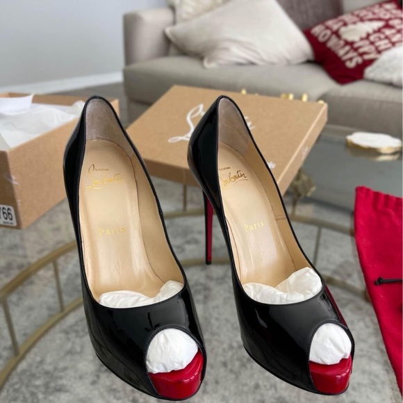 Louboutin NEW VERY PRIVE 120 PATENT NTW - RELISTED - Picture 6 of 14